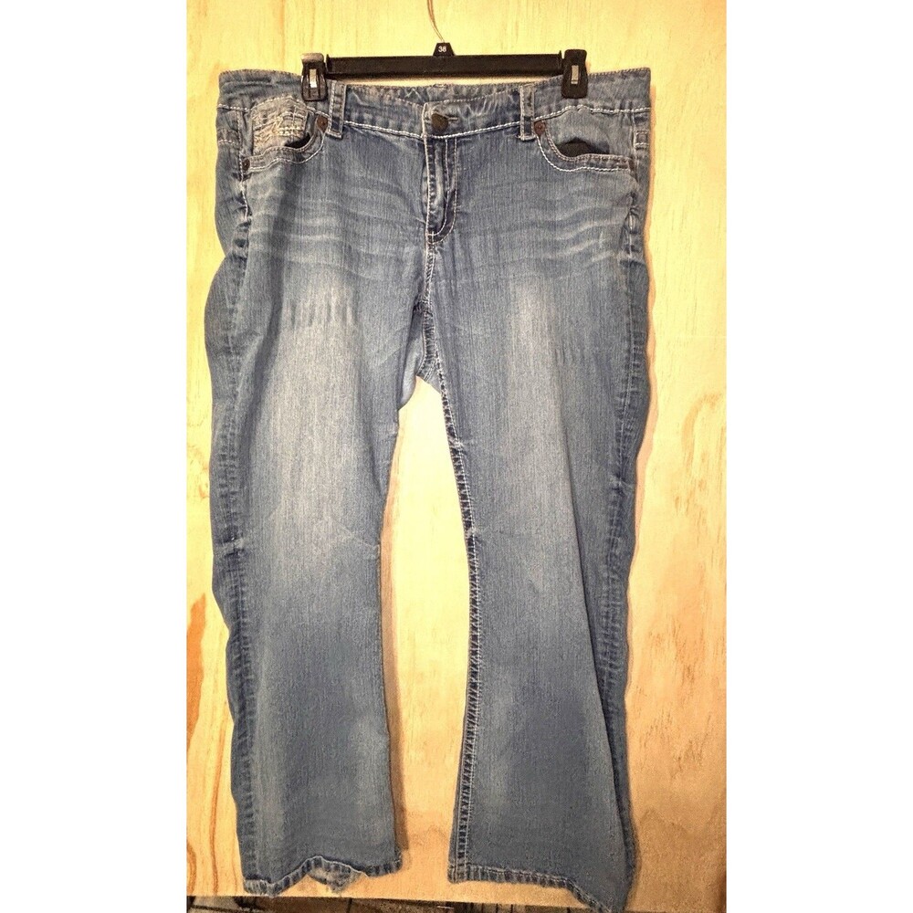 7 For All Mankind Blue Denim Jeans Womens 20 Medium Wash